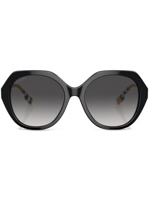 Burberry Eyewear Vanessa geometric-frame sunglasses - Black