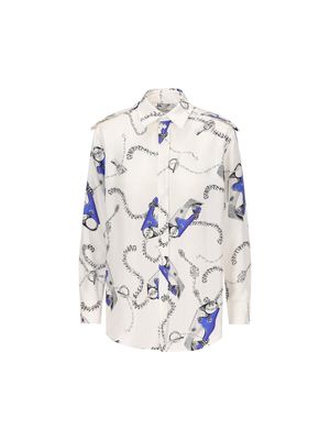 Burberry Graphic Printed Buttoned Shirt