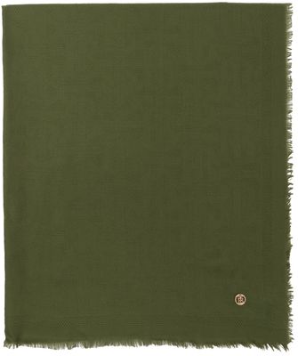 Burberry Green Monogram Scarf