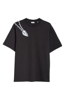 burberry Hardware Graphic T-Shirt in Black Ip Pattern