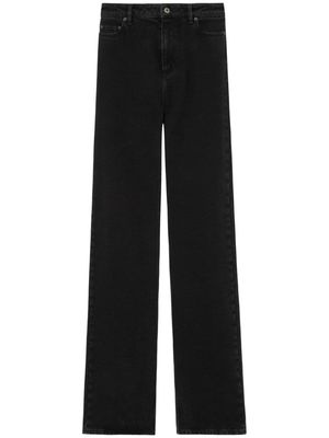 Burberry high-rise straight-leg jeans - Black