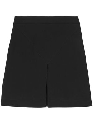 BURBERRY high-waisted A-line skirt - Black