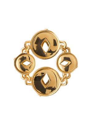 Burberry Hollow Medallion gold-plated ring