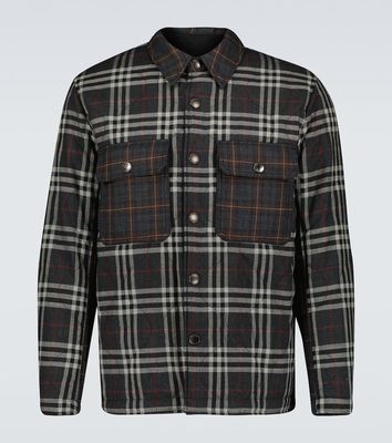 Burberry Holton checked overshirt