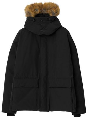 Burberry hooded down parka - Black