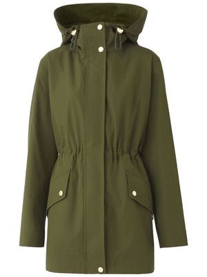 Burberry hooded parka coat - Green