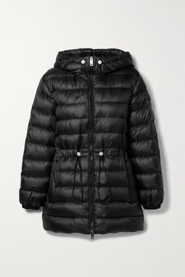 Burberry - Hooded Quilted Shell Down Jacket - Black