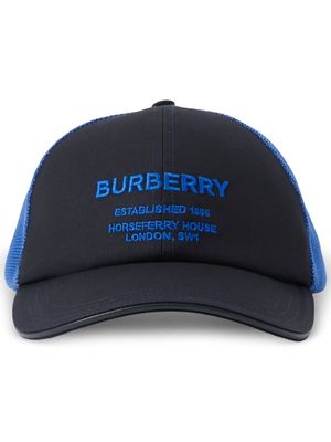 Burberry Horseferry motif cap - Blue
