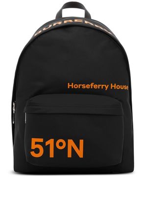 Burberry Horseferry-print backpack - Black