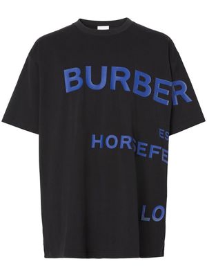 Burberry Horseferry-print oversized T-shirt - Black