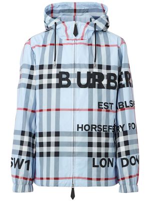 BURBERRY Horseferry Vintage Check jacket - Blue