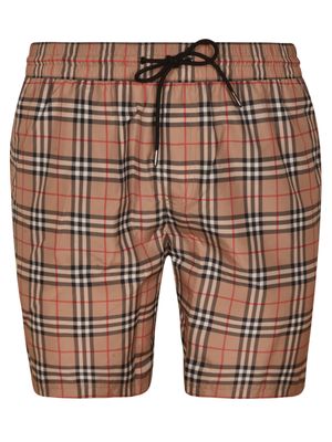 Burberry House Check Drawstring Waist Shorts