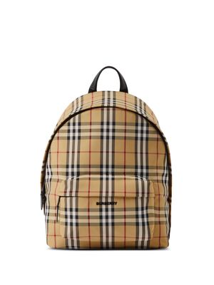 Burberry Jett Vintage-Check backpack - Brown