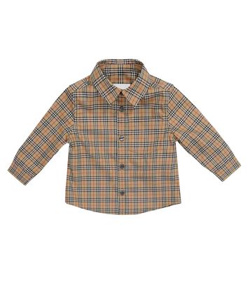 Burberry Kids Baby Archive Check stretch-cotton shirt