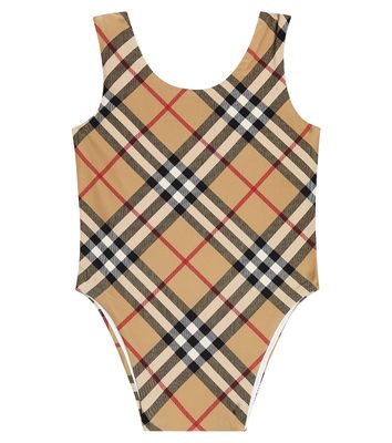 Burberry Kids Baby Burberry Check swimsuit