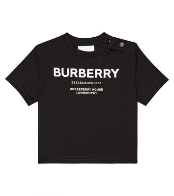Burberry Kids Baby Horseferry cotton T-shirt