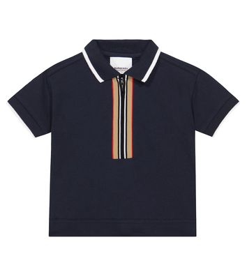 Burberry Kids Baby Icon Stripe piqué polo shirt