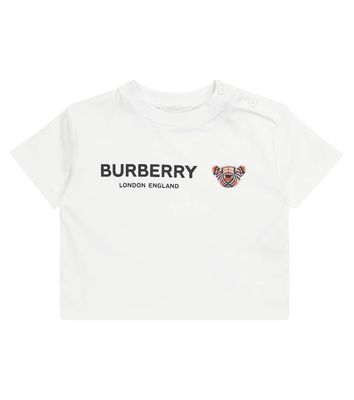 Burberry Kids Baby printed cotton T-shirt