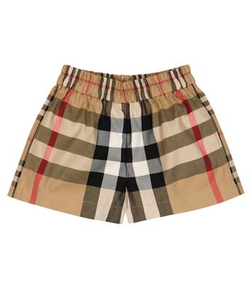 Burberry Kids Baby Vintage Check cotton shorts