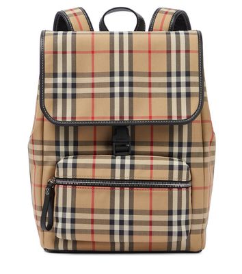 Burberry Kids Burberry Check canvas backpack