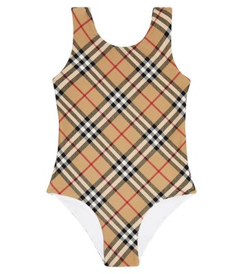 Burberry Kids Burberry Check swimsuit