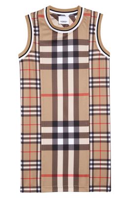 burberry Kids' Cameron Check Tank Dress in Archive Beige Ip Chk