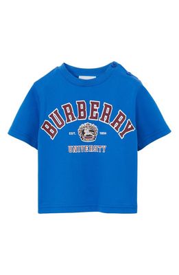 burberry Kids' Cedar College Graphic T-Shirt in Canvas Blue