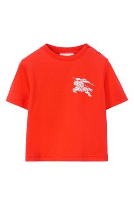 burberry Kids' Cedar EKD Graphic T-Shirt in Scarlet Orange
