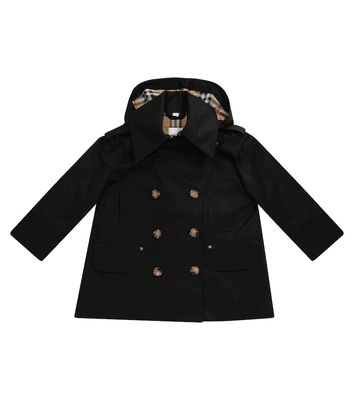Burberry Kids Cotton twill trench coat