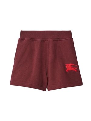 Burberry Kids EKD cotton shorts - Red