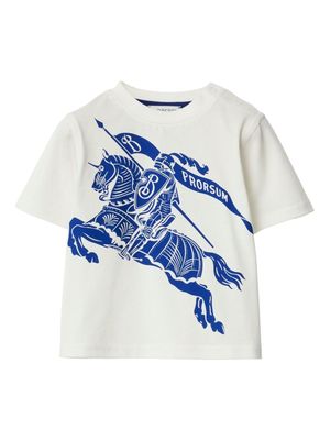 Burberry Kids EKD cotton T-shirt - Neutrals