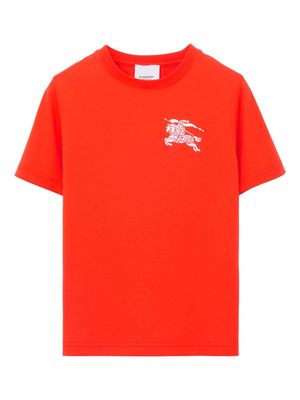 Burberry Kids EKD-logo cotton T-shirt - Orange