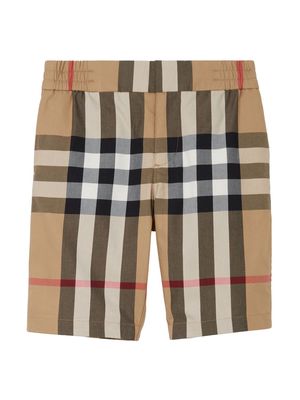 Burberry Kids Halford Check print shorts - Neutrals