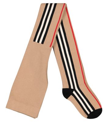 Burberry Kids Icon Stripe cotton-blend tights