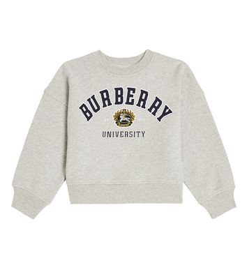 Burberry Kids Logo cotton sweatshirt