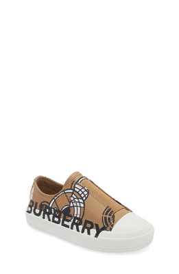 burberry Kids' Mini Larkhall Low Top Sneaker in Archive Beige