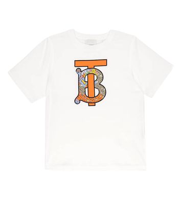 Burberry Kids Monogram cotton jersey T-shirt