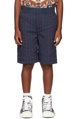 Burberry Kids Navy Jaden Shorts