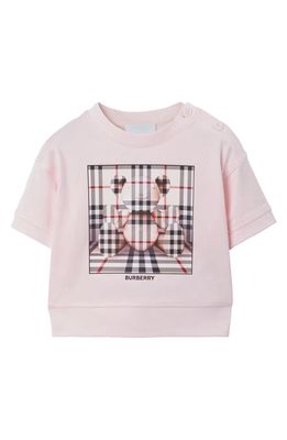 burberry Kids' Pia Box Bear Cotton Graphic T-Shirt in Alabaster Pink