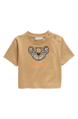 burberry Kids' Roscoe Cotton Graphic Tee in Archive Beige