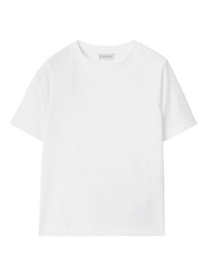 Burberry Kids short-sleeved cotton T-shirt - White