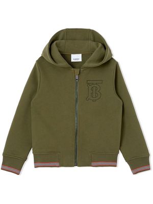 Burberry Kids Sweaters Green