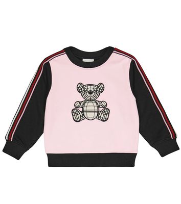 Burberry Kids Thomas Bear embroidered cotton jersey sweatshirt
