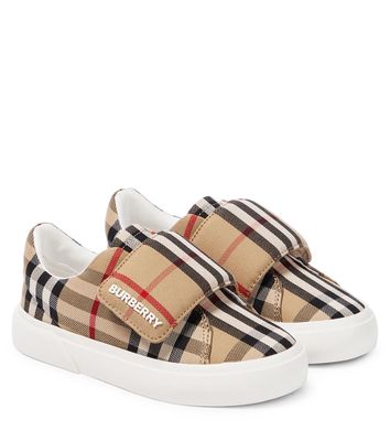 Burberry Kids Vintage Check canvas sneakers