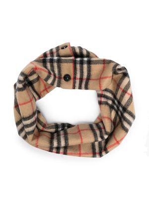 Burberry Kids Vintage Check cashmere snood - Neutrals