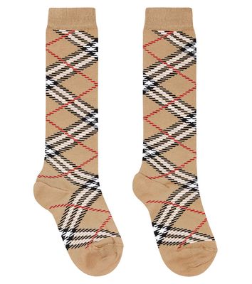 Burberry Kids Vintage Check cotton-blend socks