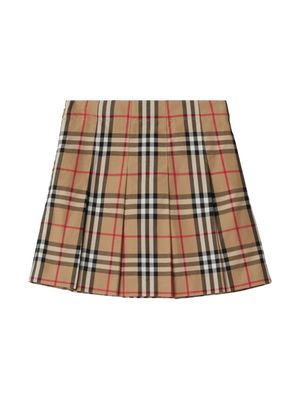 Burberry Kids Vintage Check cotton skirt - Neutrals