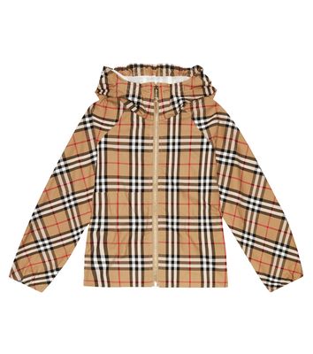Burberry Kids Vintage Check hooded jacket