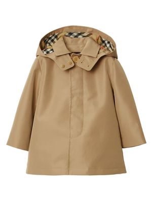 Burberry Kids Vintage check-lining trench coat - Neutrals