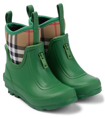 Burberry Kids Vintage Check rubber boots